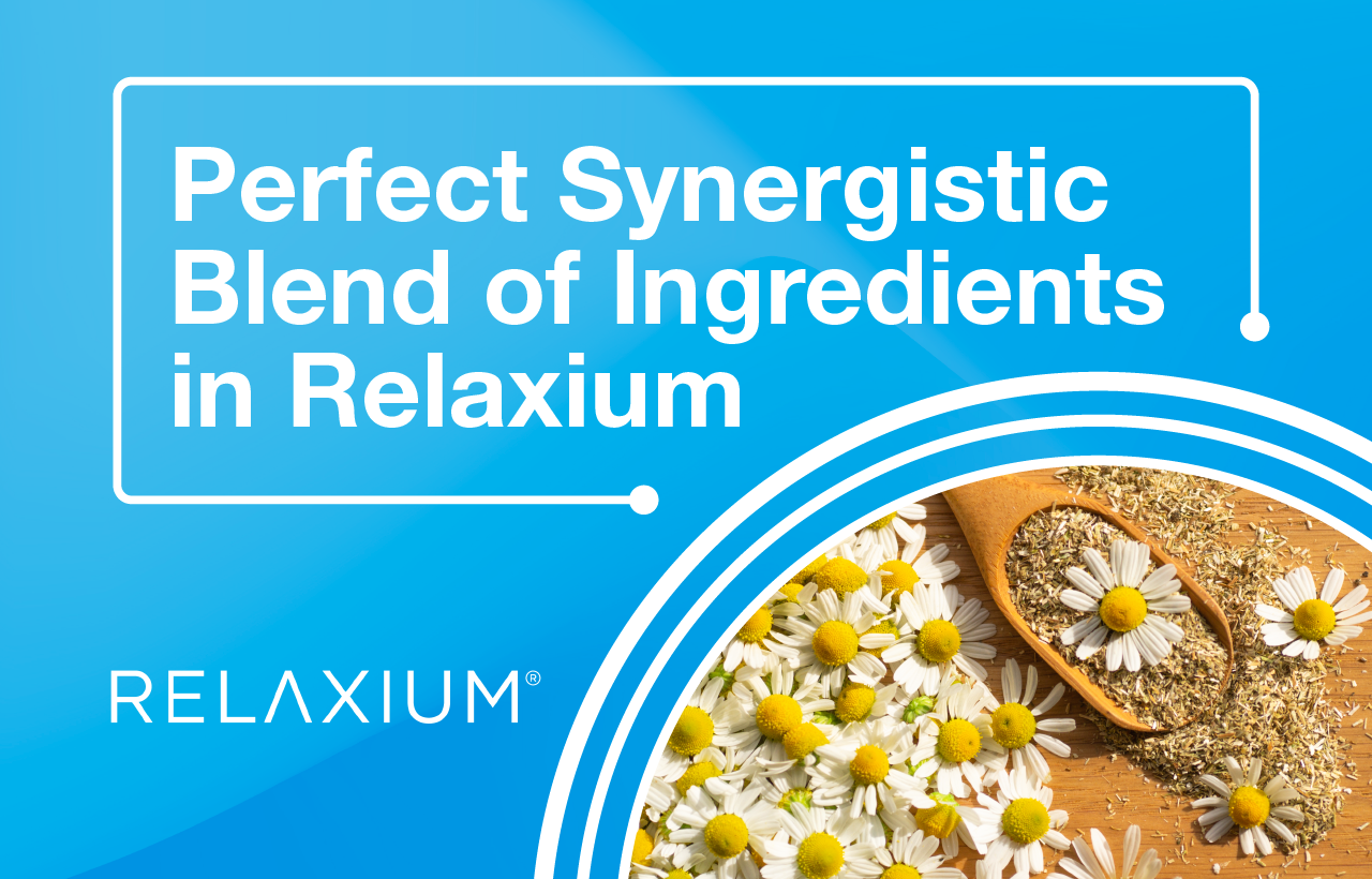 Perfect Synergistic Blend of Ingredients in Relaxium Sleep